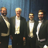 How about this distinguished group at a Mardi Gras ball in New Orleans. From left, my son, James, yours, truly, nephew, Sam, and nephew Solomon.